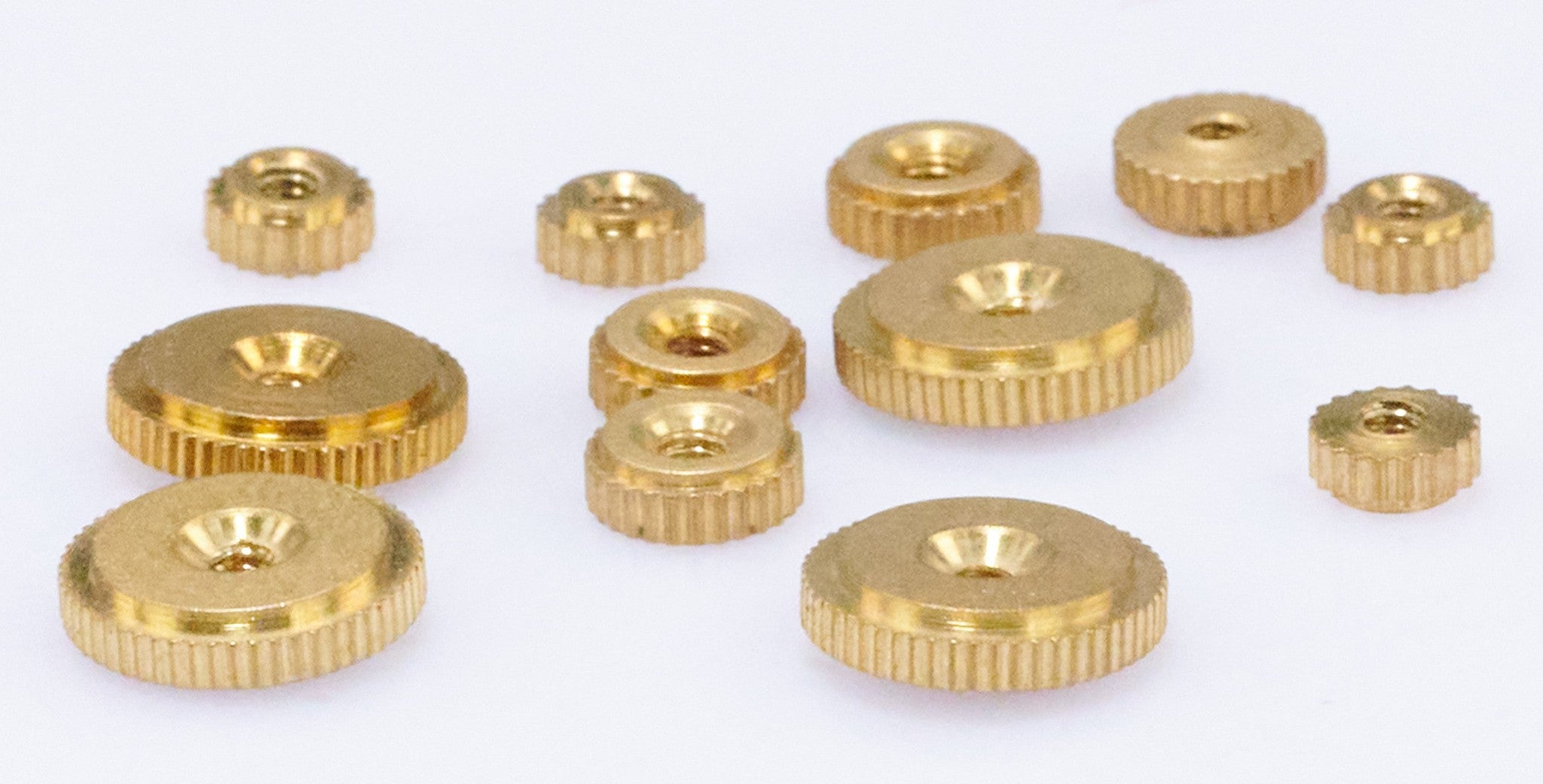 Clock hand NUTS x12 HERMLE American Metric Clockmakers Parts Repairs Mixed New