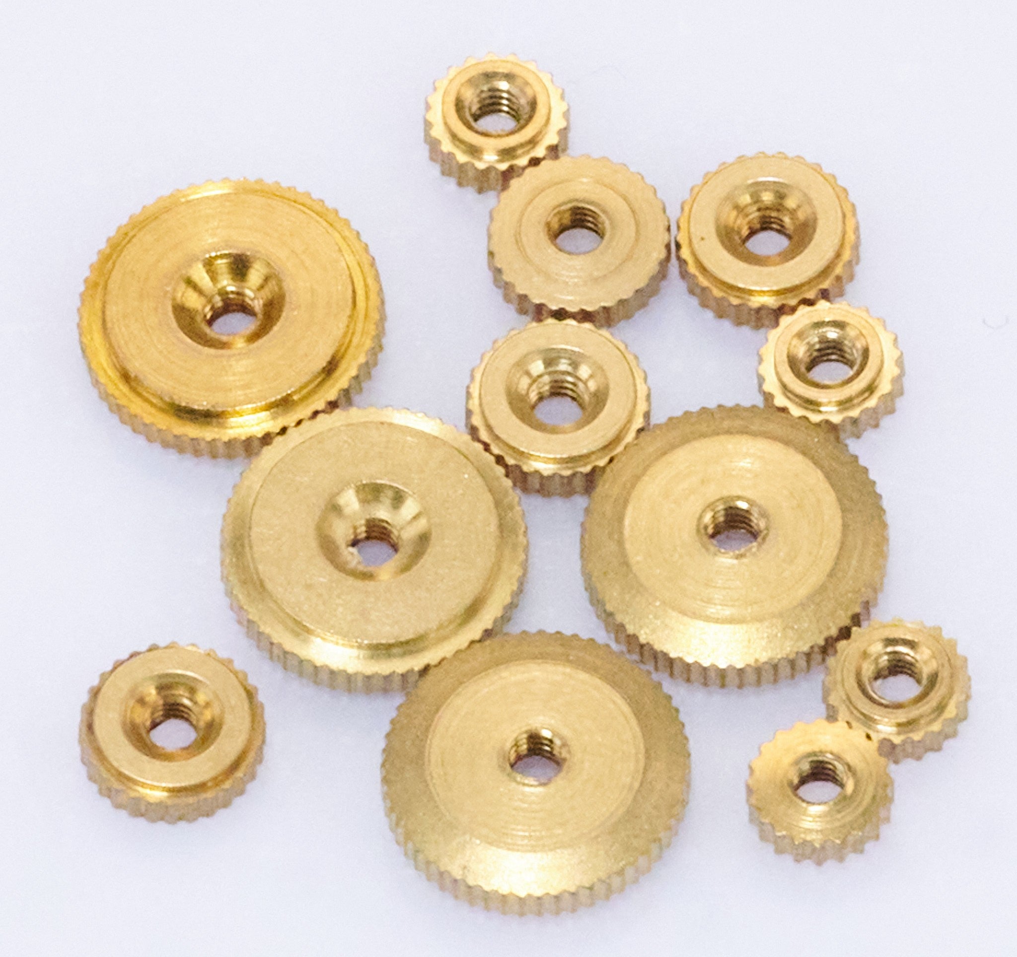 Clock hand NUTS x12 HERMLE American Metric Clockmakers Parts Repairs Mixed New