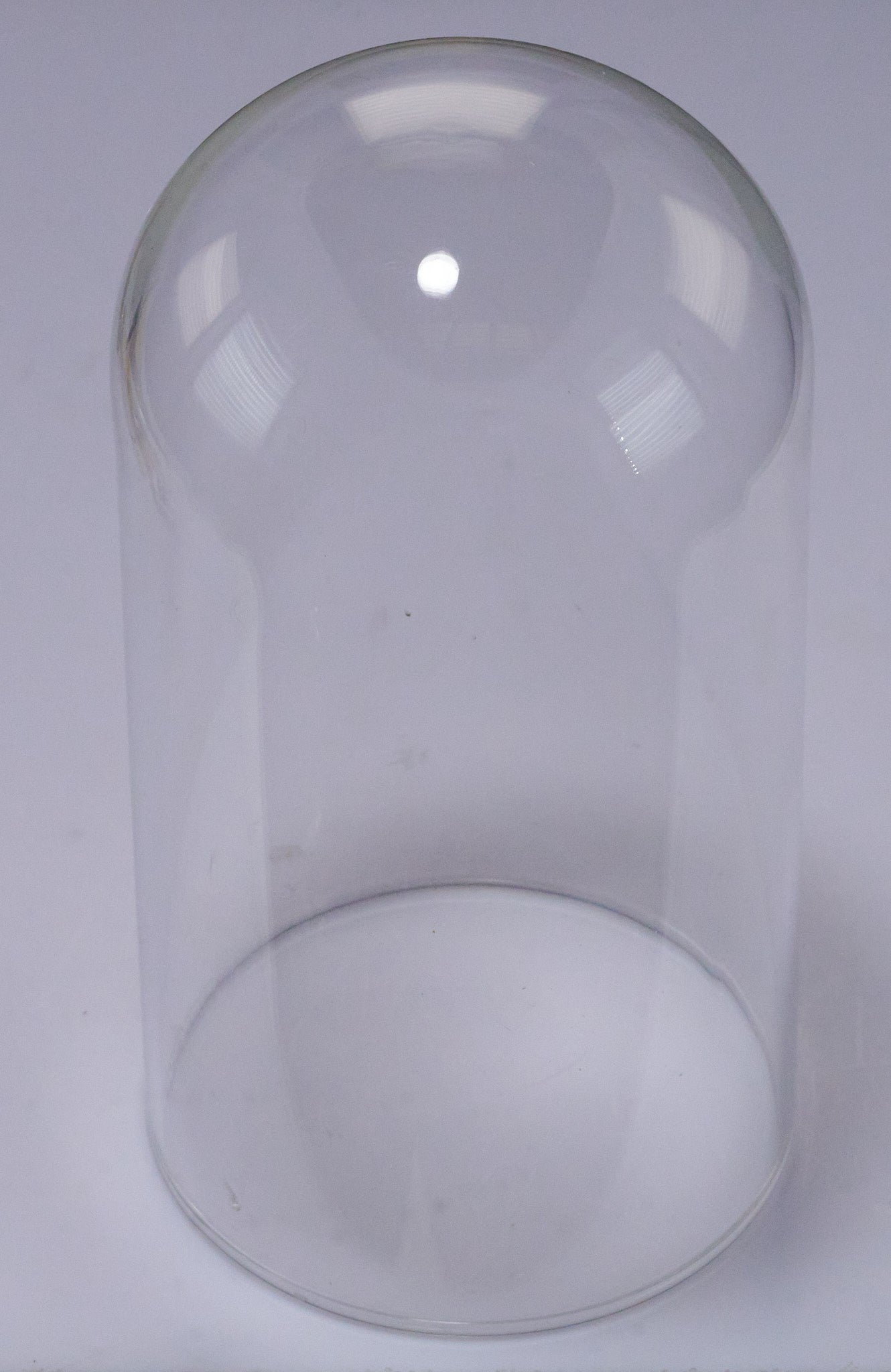 LARGE GLASS Dome Cover Clock Mineral 400 Day Anniversary Replacement Domed New