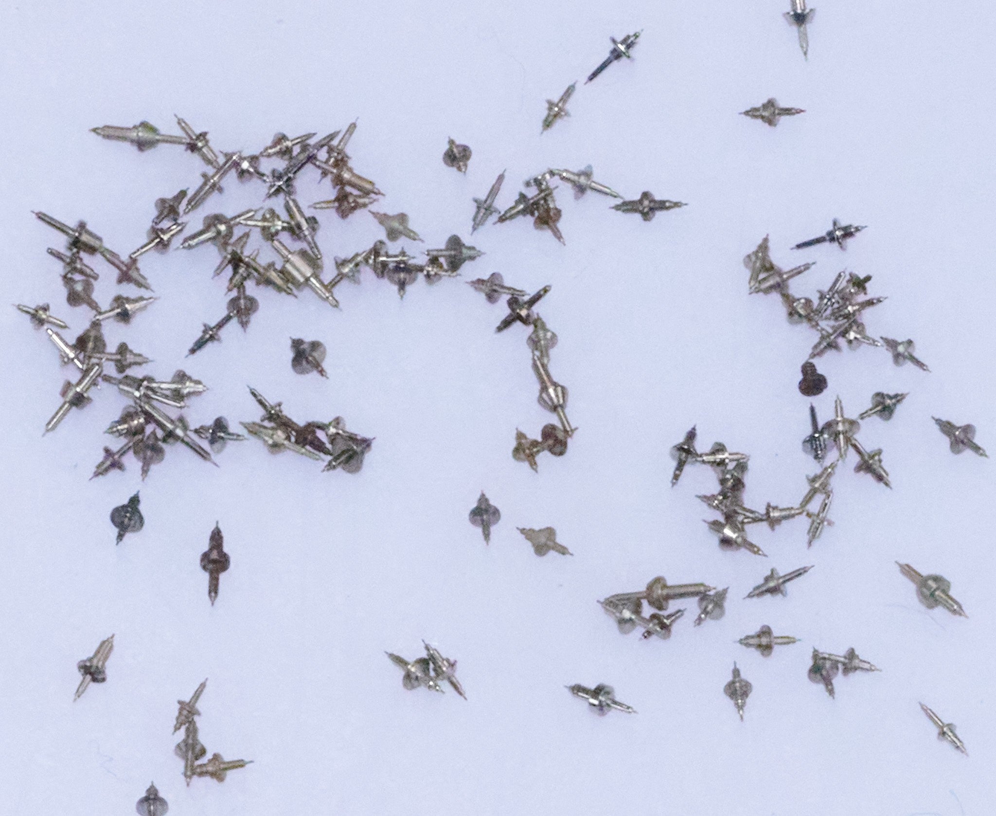 100x BALANCE STAFFS Vintage Watch Spares Parts Mixed Lot Watchmaker Repair Staff