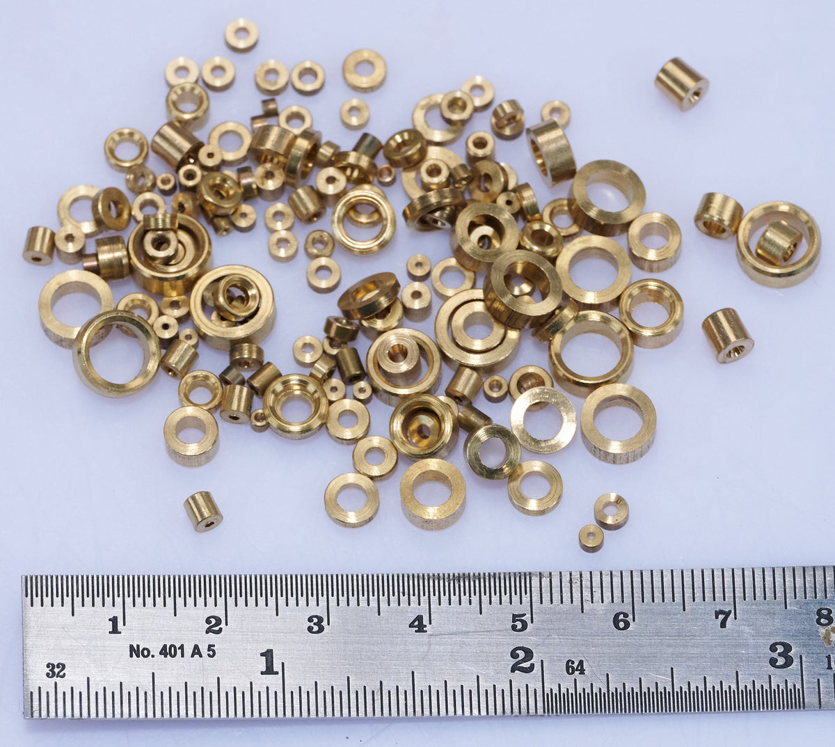 Clock Bushes Brass x100 Assorted Pivot Bush Mixed Sizes Movement Spare ...