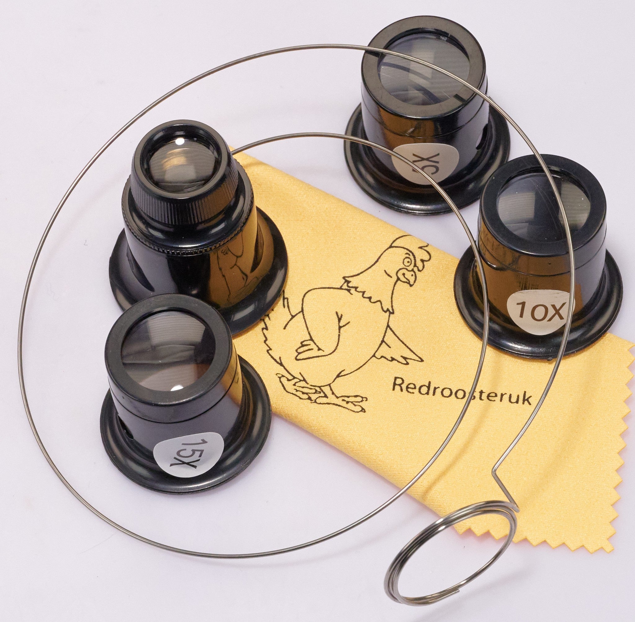 4x Eyeglass Loupe Headband Magnifier Watchmakers Magnify Glasses 5x 10x 15x 20x