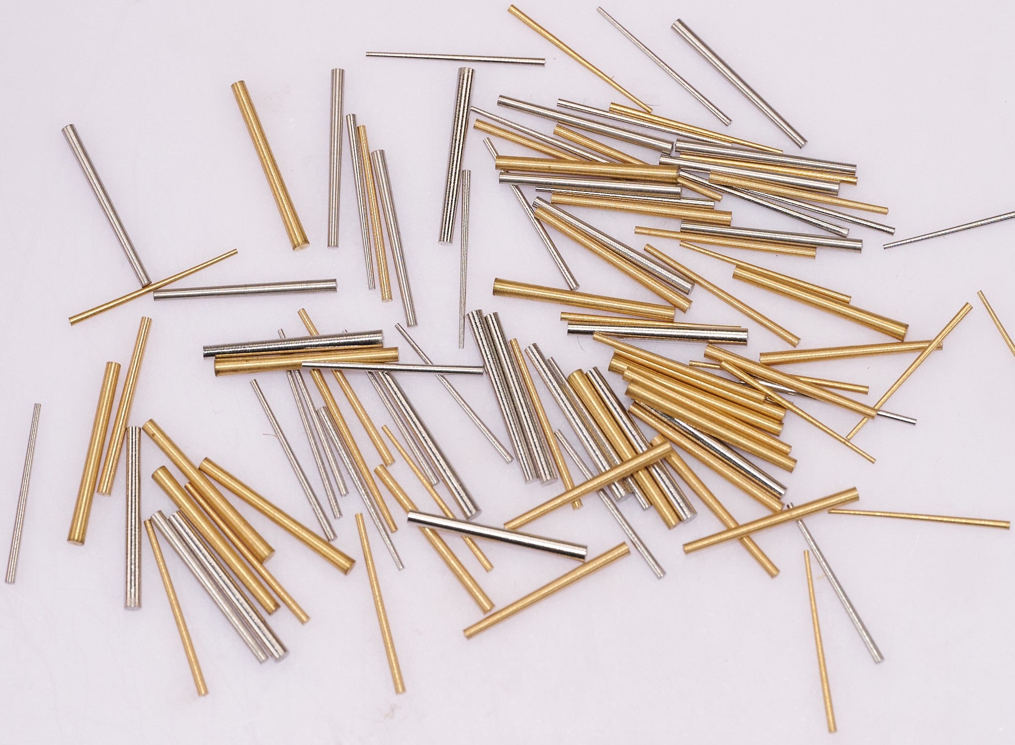 Clock Taper Pins 100x Steel Brass Assorted Mix Sizes Pin Tapered Repairs Parts