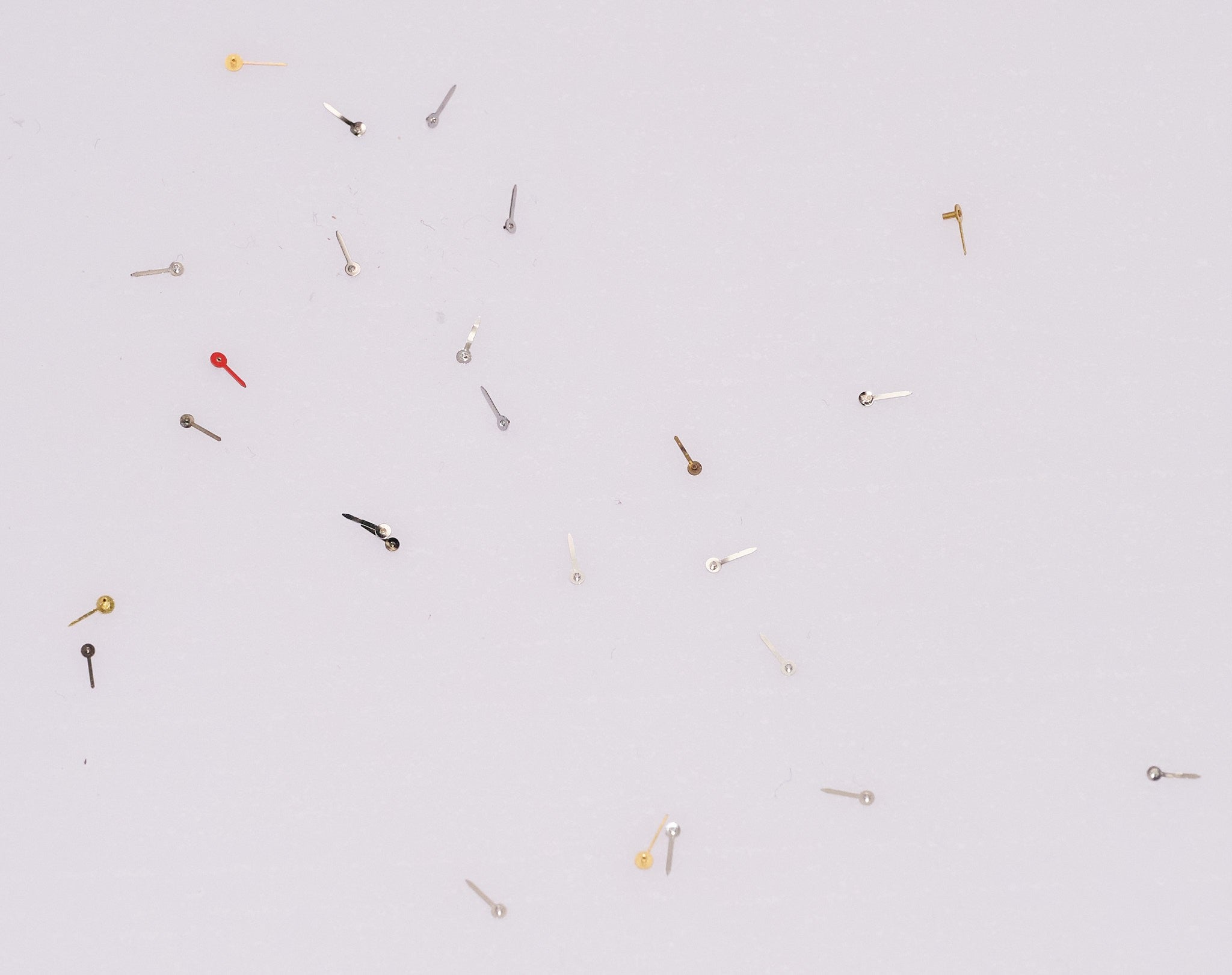 25x Small Seconds Sub Dial Chronograph Watch Hands Watchmakers Repairs Parts New