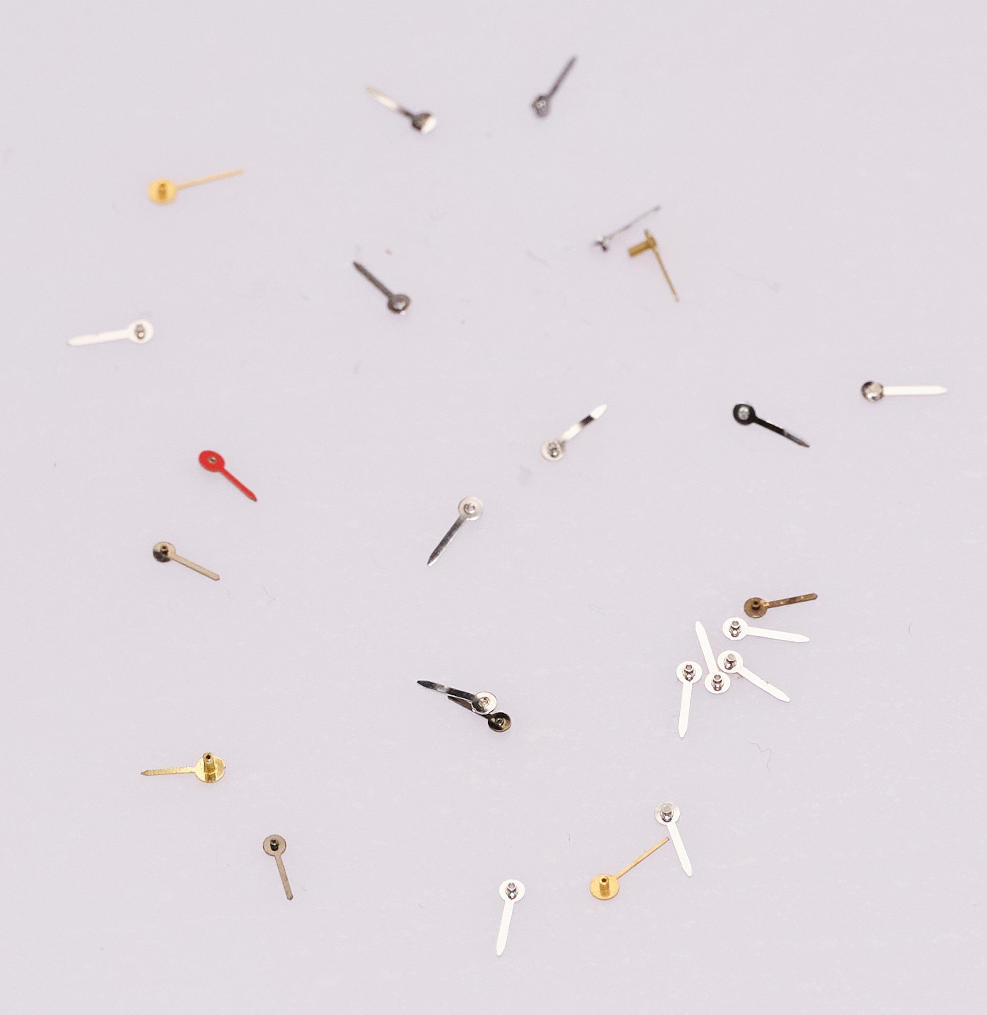 25x Small Seconds Sub Dial Chronograph Watch Hands Watchmakers Repairs Parts New