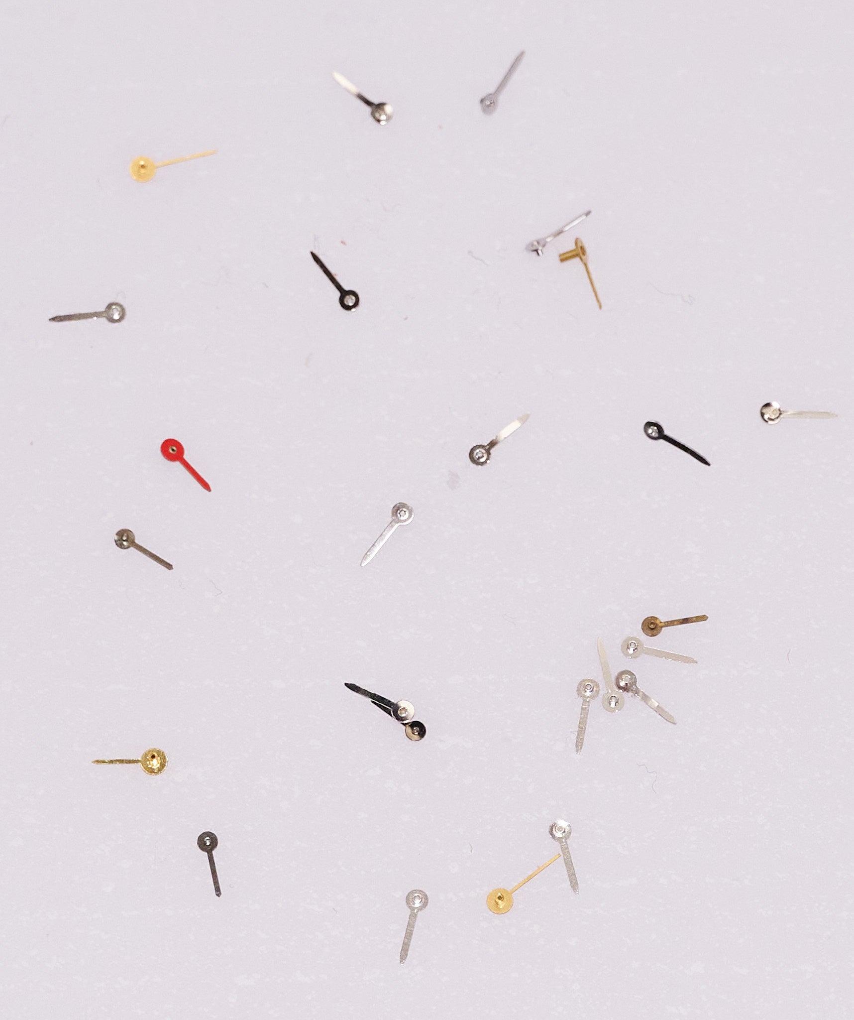 25x Small Seconds Sub Dial Chronograph Watch Hands Watchmakers Repairs Parts New