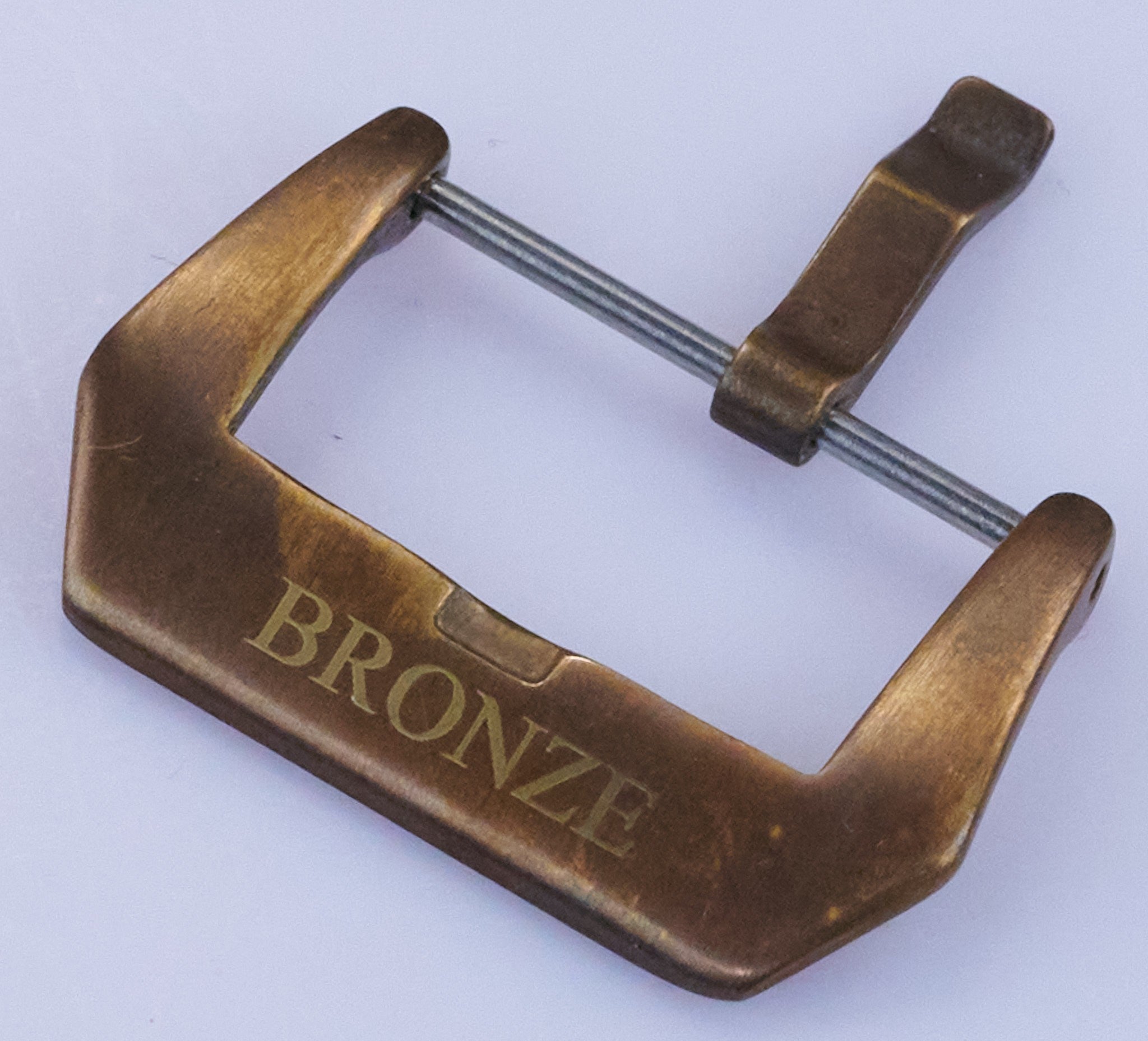 Custom Aged SOLID BRONZE Watch Buckle Pam 20mm - 26mm Homage Replacement Mens