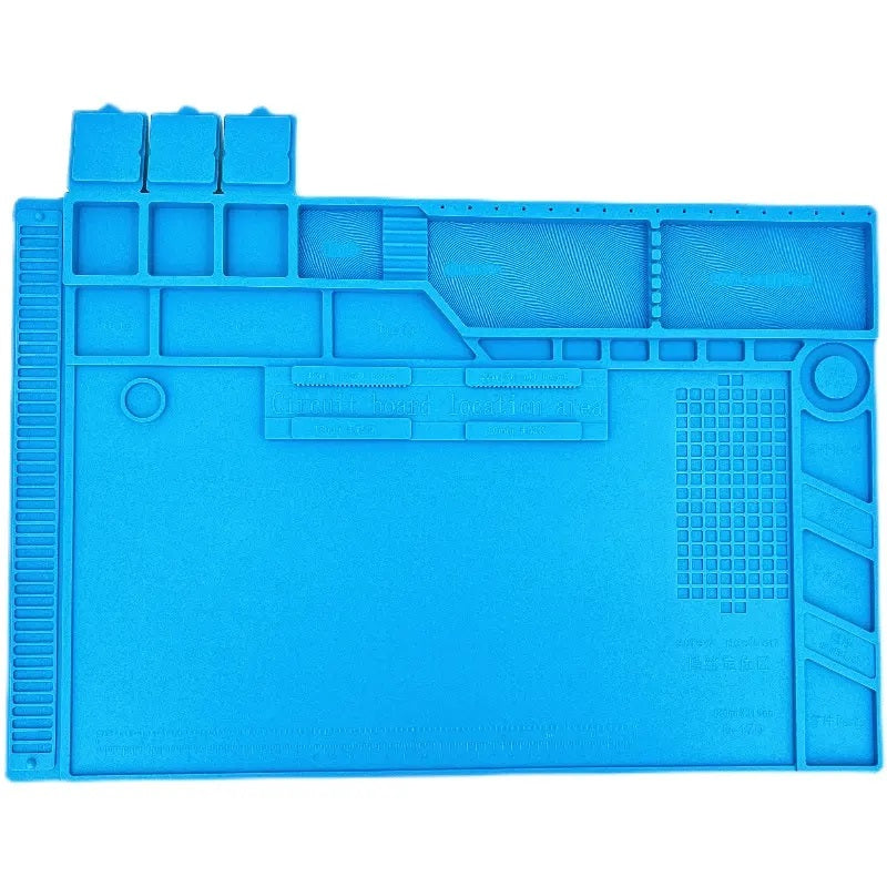 Soldering Mat Silicone Rubber Phone Repair Bench Pad Electronics Work Magnetic