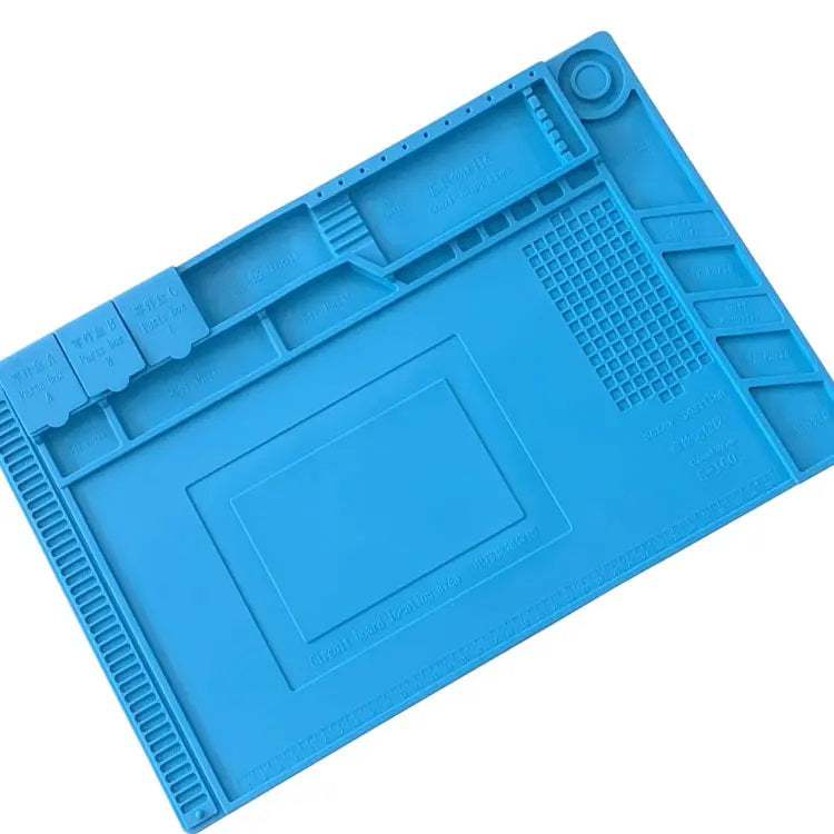 Soldering Mat Silicone Rubber Phone Repair Bench Pad Electronics Work Magnetic