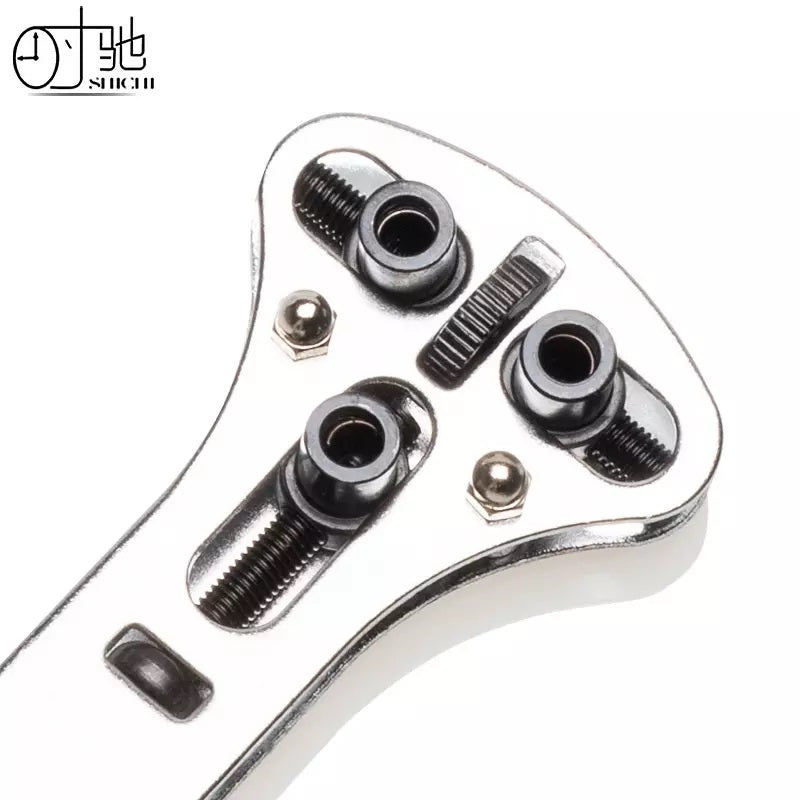 Adjustable Watch Back Case Opener Wrench Tool Battery Change Remover Repair New