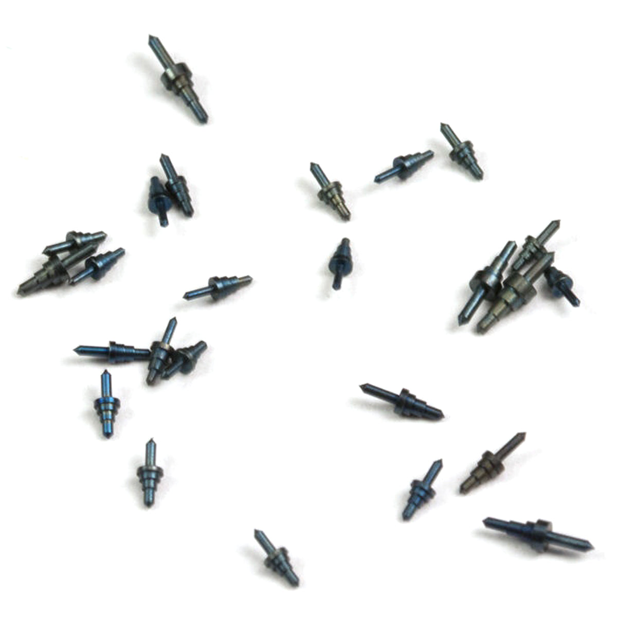 25x SWISS BALANCE STAFFS UNFINISHED HARDENED watch parts mixed lot repair staff