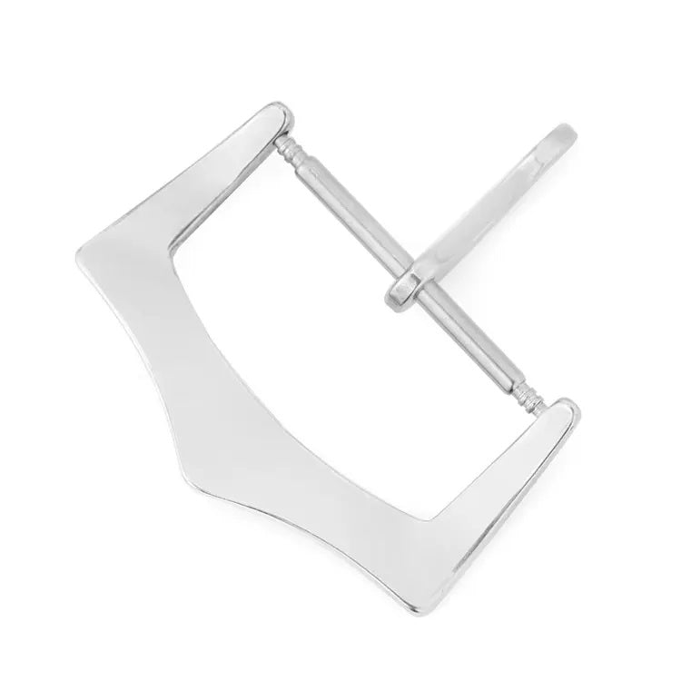 Polished Steel Watch Strap Buckle Clasp Band Replacement 12mm - 22mm Gold Black