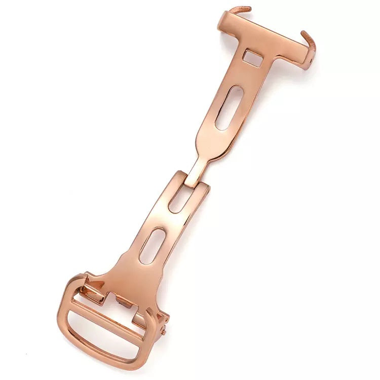 Watch Buckle Deployment Clasp Strap For Cartier 16mm- 20mm Steel Gold Black Rose