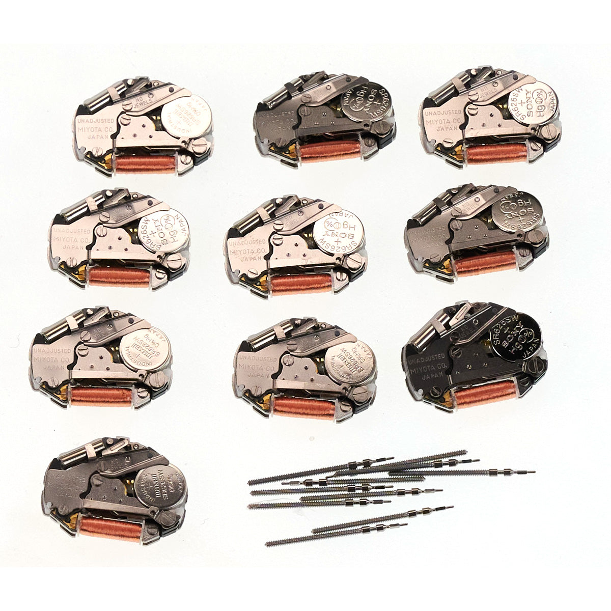 Wholesale MIYOTA 2035 Quartz Watch Movement & Battery Replace Repairs 3x 5x 10x