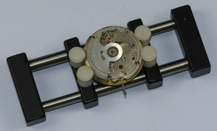 Watch movement holder ALUMINIUM SPRING ACTION Watchmakers case vice repair tool