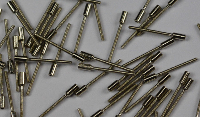 100 Watch Stem Extenders Repair Broken Watch Stems parts 0.9 and 0.7mm Threads