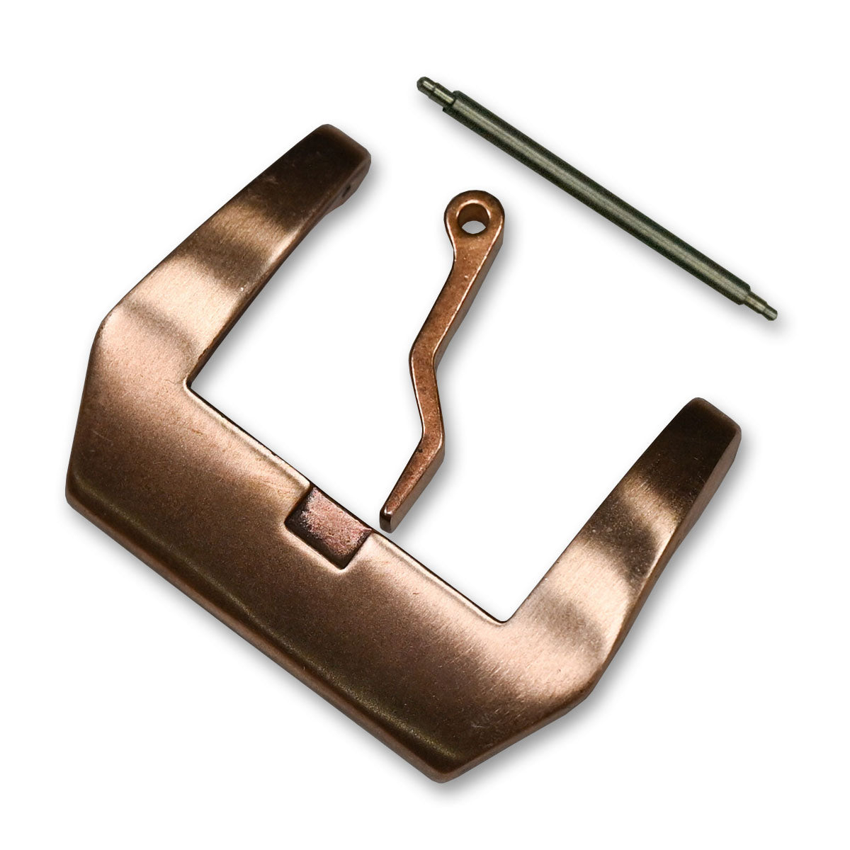 CuSn8 Solid BRONZE buckle watch strap Custom Homage 20mm 22mm 24mm Pam Panerai