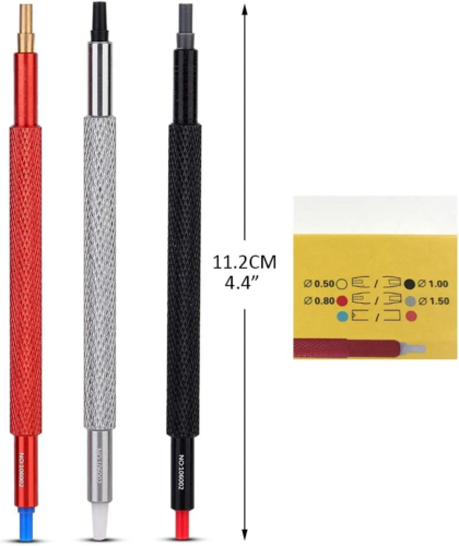 3pcs Watch Hand Fitting Set Pressers Pushers 6 Sizes Repairs Press Setting Tool