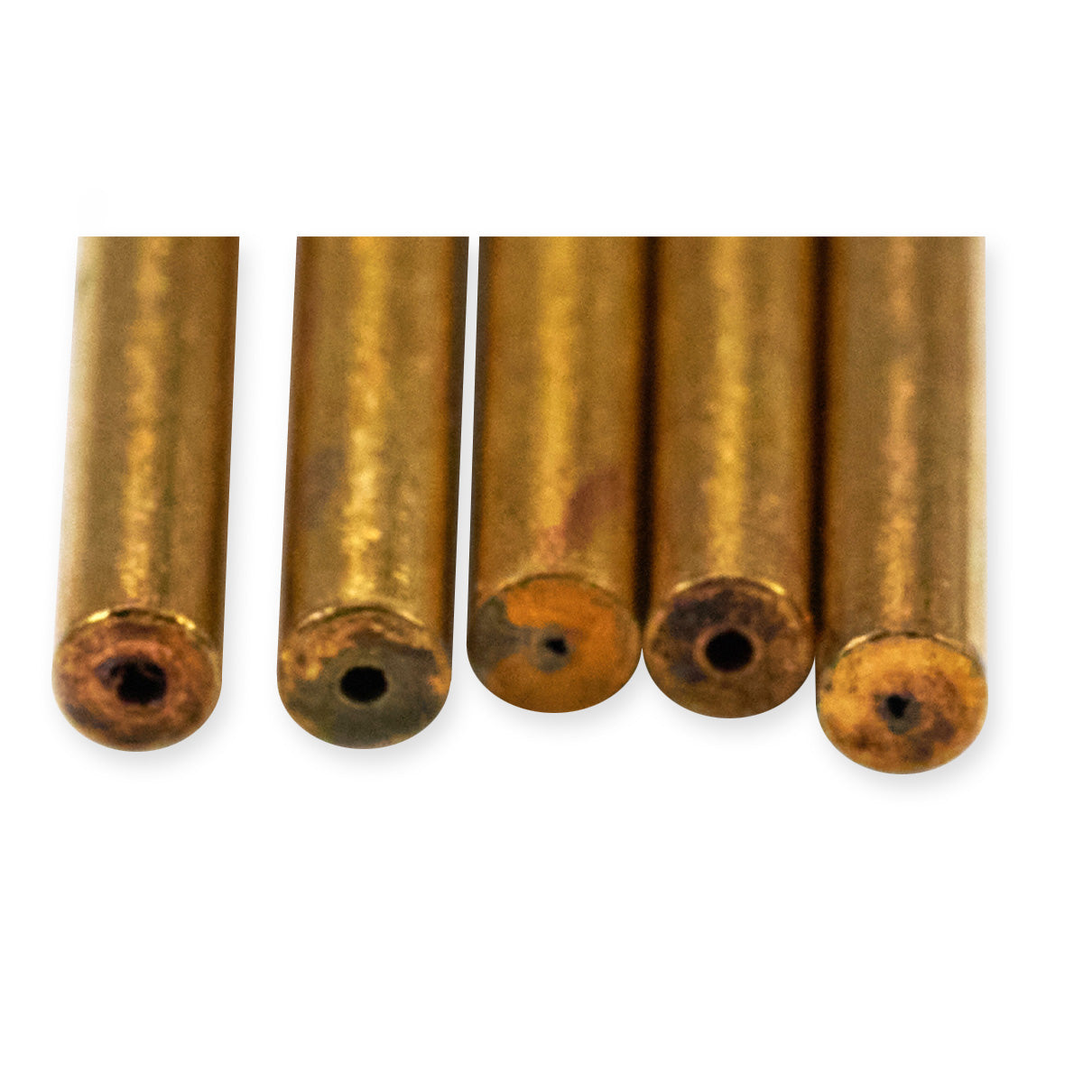 Brass hollow bushing wire x5 clock repairs clockmakers parts spares bush 3 x 1mm