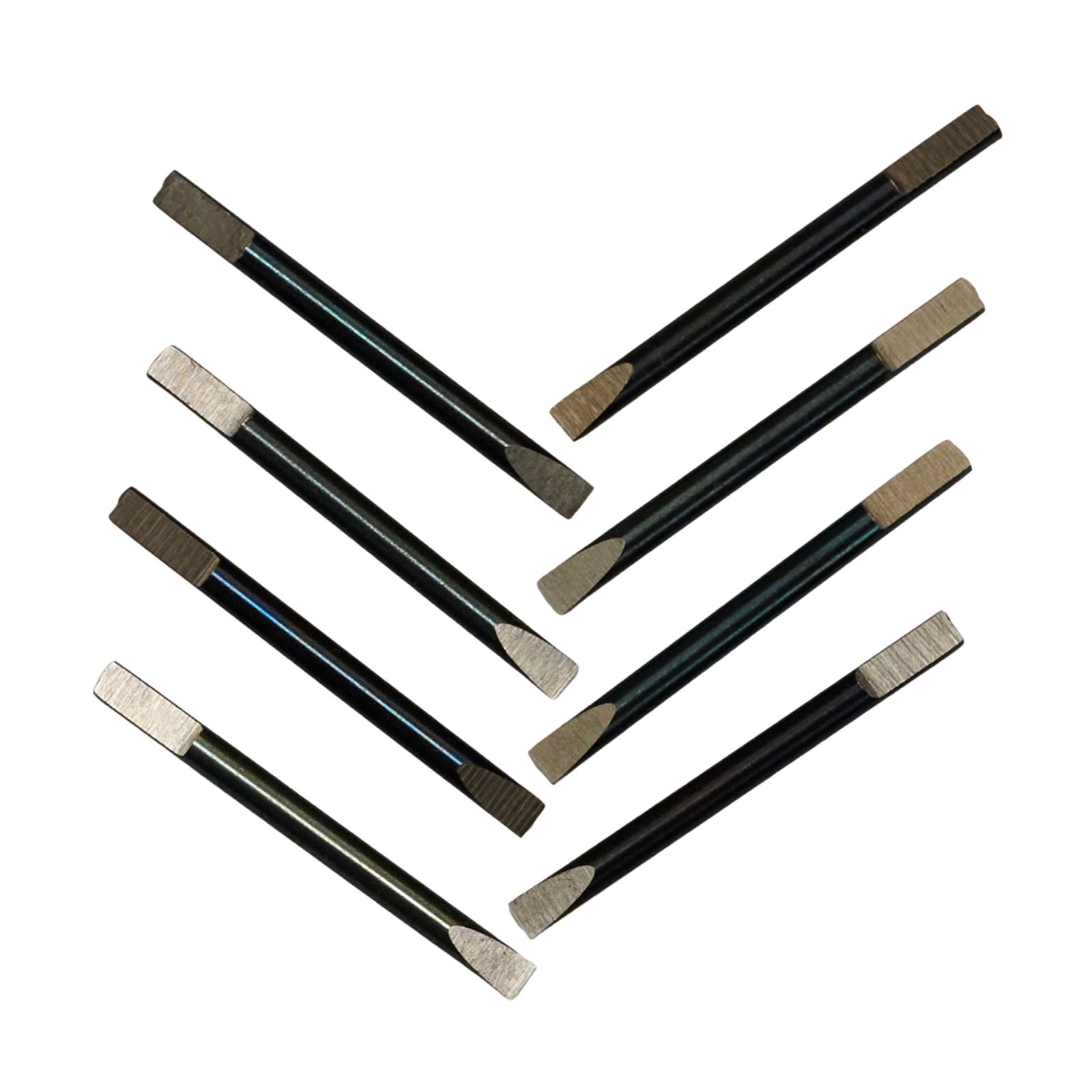 Screwdriver Spare Blades Set x8 QUALITY 0.5mm - 3mm Watchmakers Repairs Watch