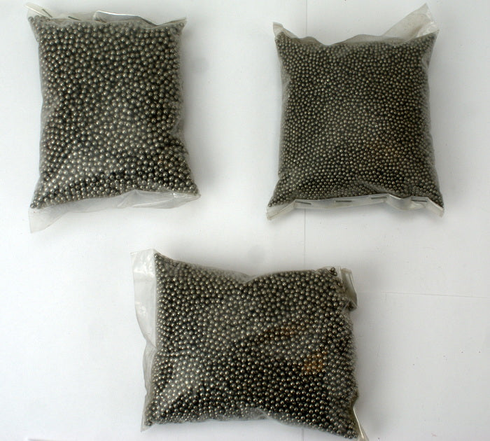 1 KG Stainless Steel Round Bearing Shot Tumbler Polishing Metal 3 x sizes