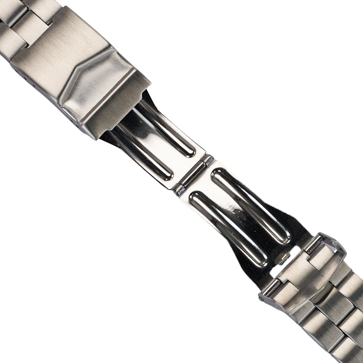 Good Quality 20mm Strap For Swatch Band Stainless Steel Bracelet Mens Deployment