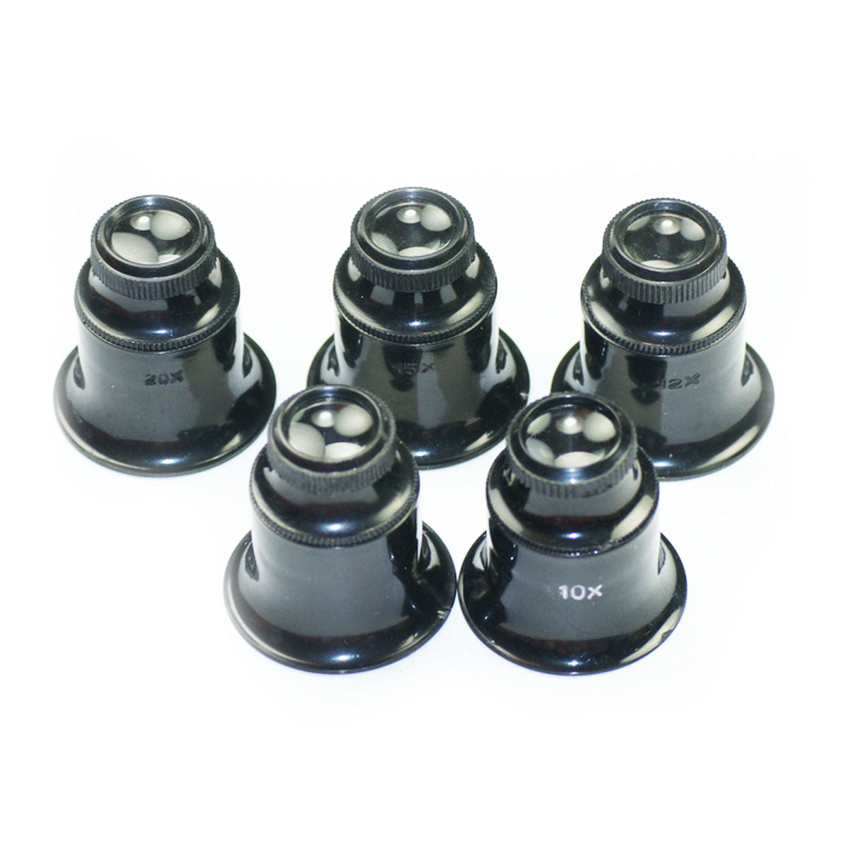 eyeglass loupe HIGH MAGNIFICATION 5 SET magnifier watchmakers 10x 20x 15x 14x