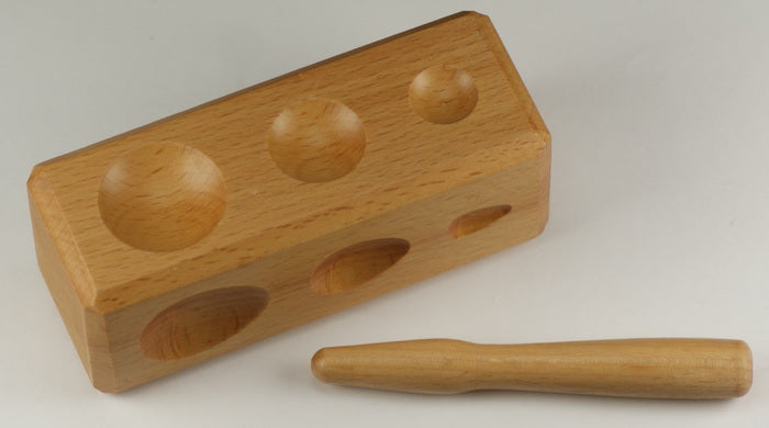 Dapping block wood wooden 4 SIDES holes doming forming tool shaping jewellers