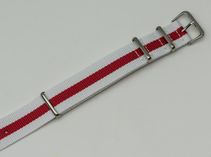 UK English St George Military Watch Strap Mens Nylon Divers Army Tough Band