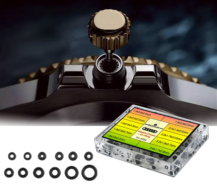 Crown Watch Gasket O Rings Gasket Rubber Seal Washer Waterproof Repair 10 Sizes