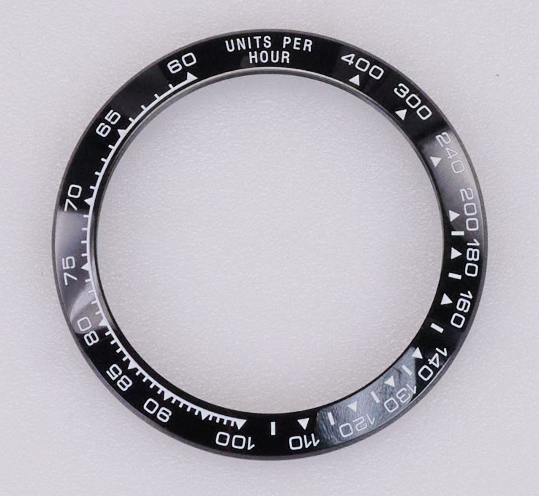 Watch Bezel Insert For Rolex Daytona Ceramic Ring Adhesive Fitting 38mm 116500