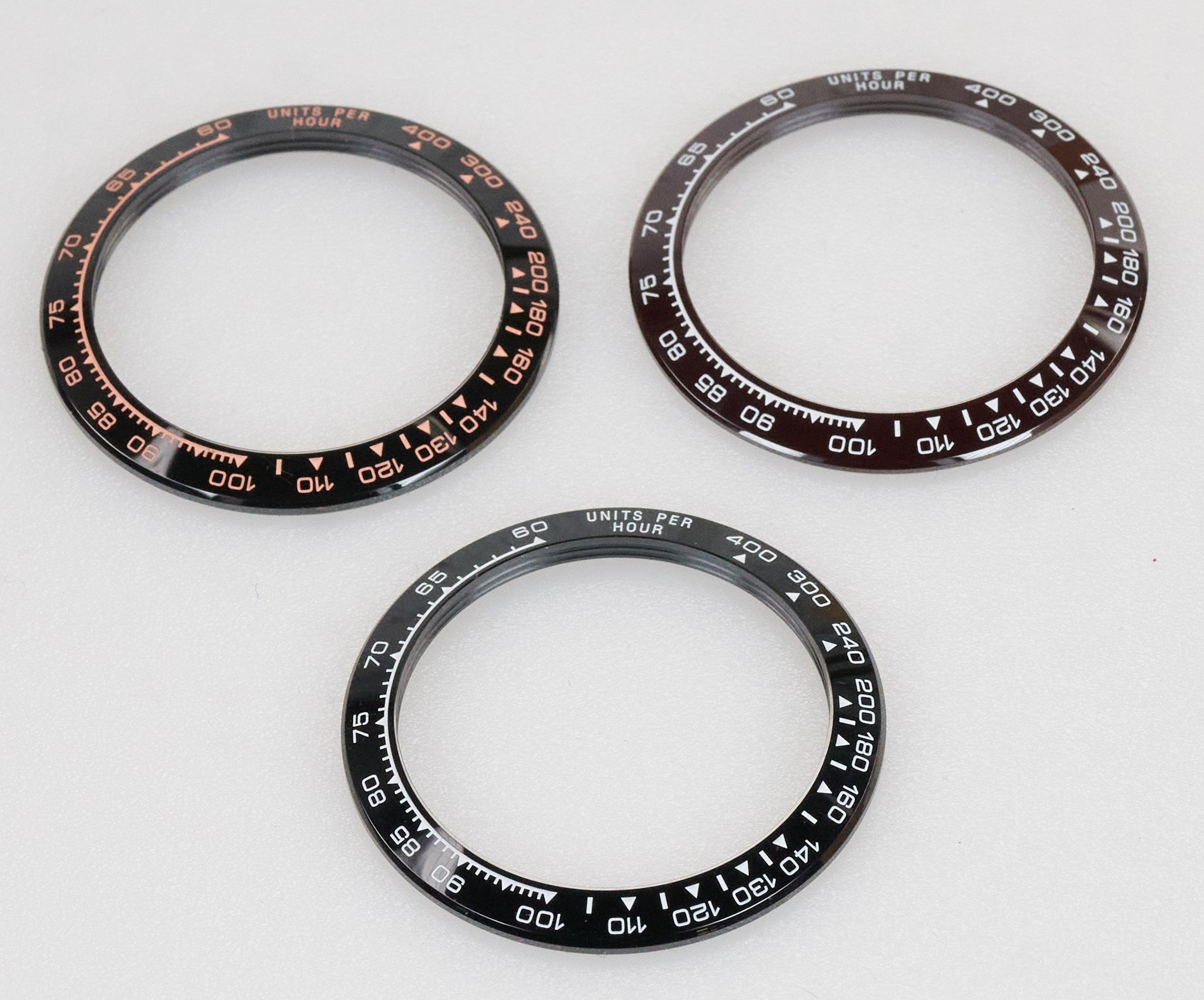 Watch Bezel Insert For Rolex Daytona Ceramic Ring Adhesive Fitting 38mm 116500