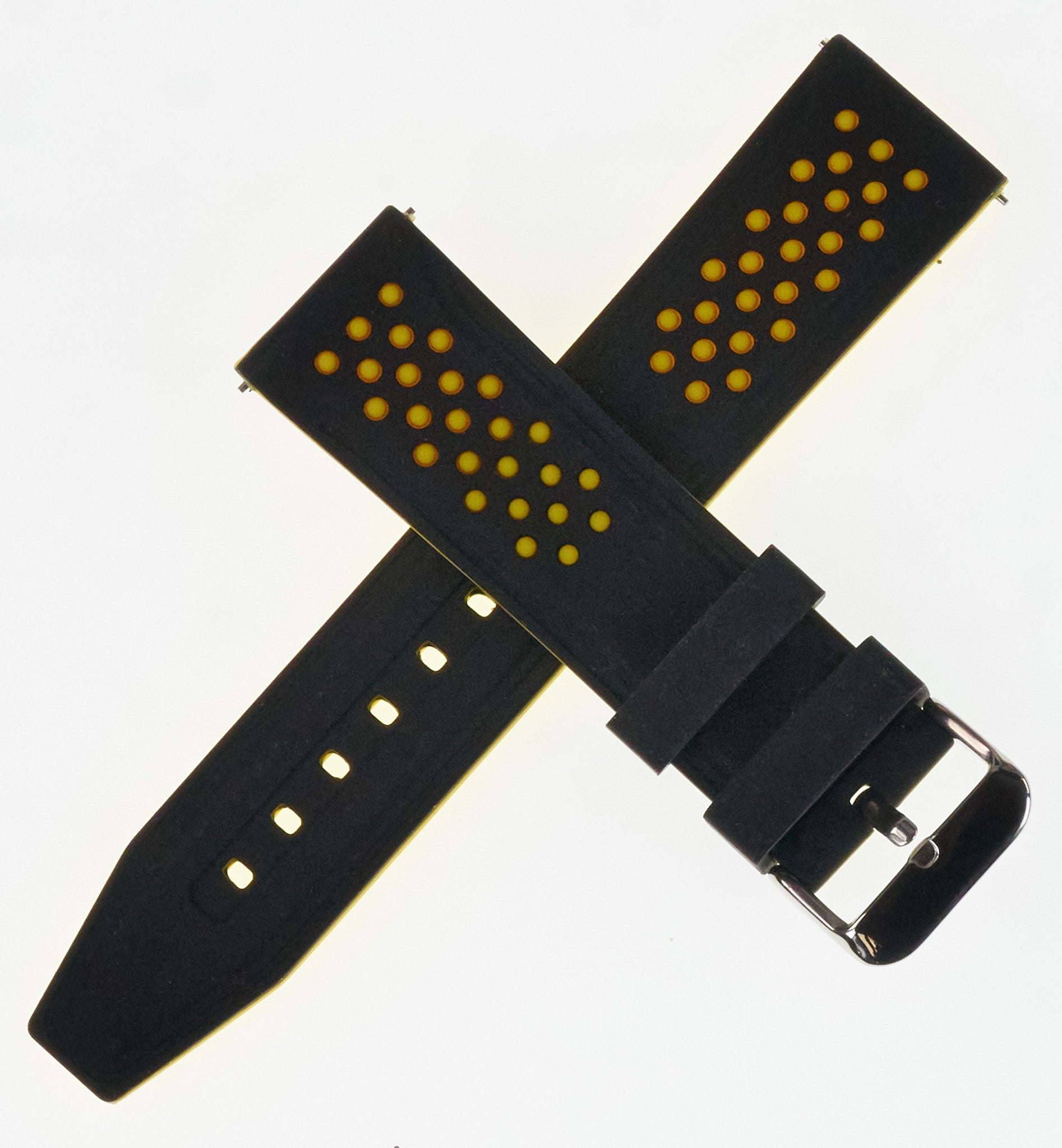 Quality Sports Silicone Rubber Watch Strap Diver Water QUICK FIT 20mm 22mm 24mm