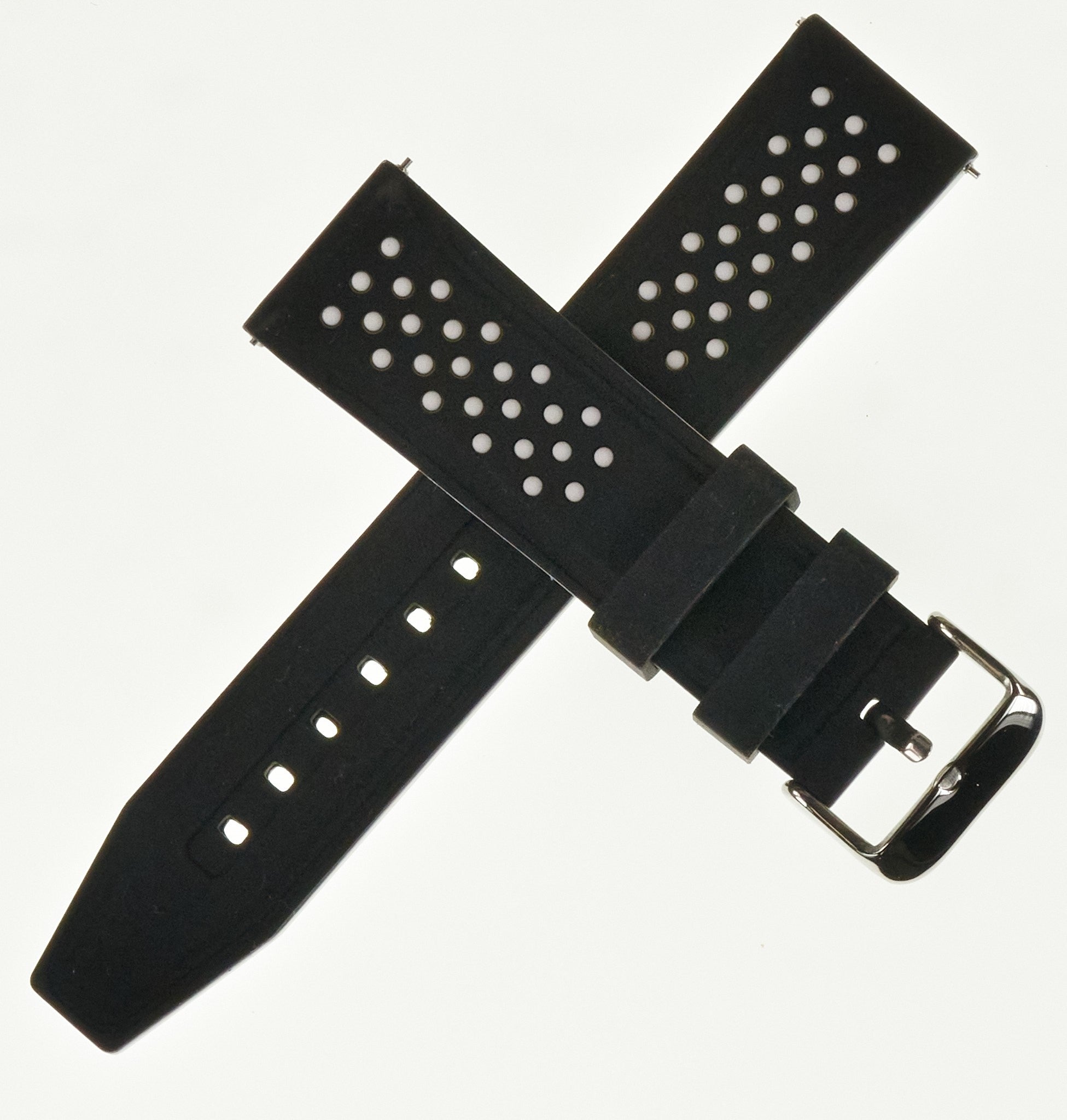 Quality Sports Silicone Rubber Watch Strap Diver Water QUICK FIT 20mm 22mm 24mm