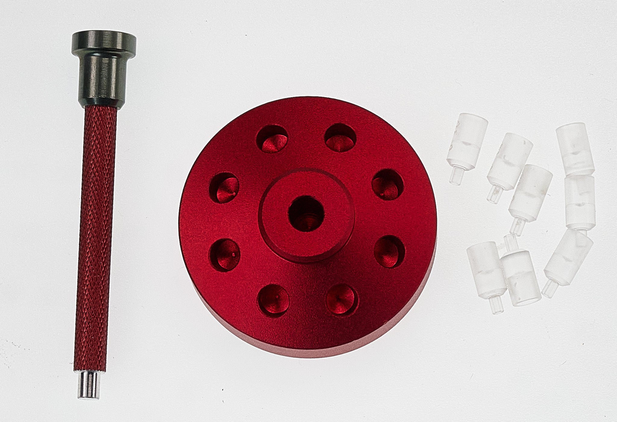 8x Watch Hand Fitting Tool Pressers & Stand Watchmakers Setting Press Pressing