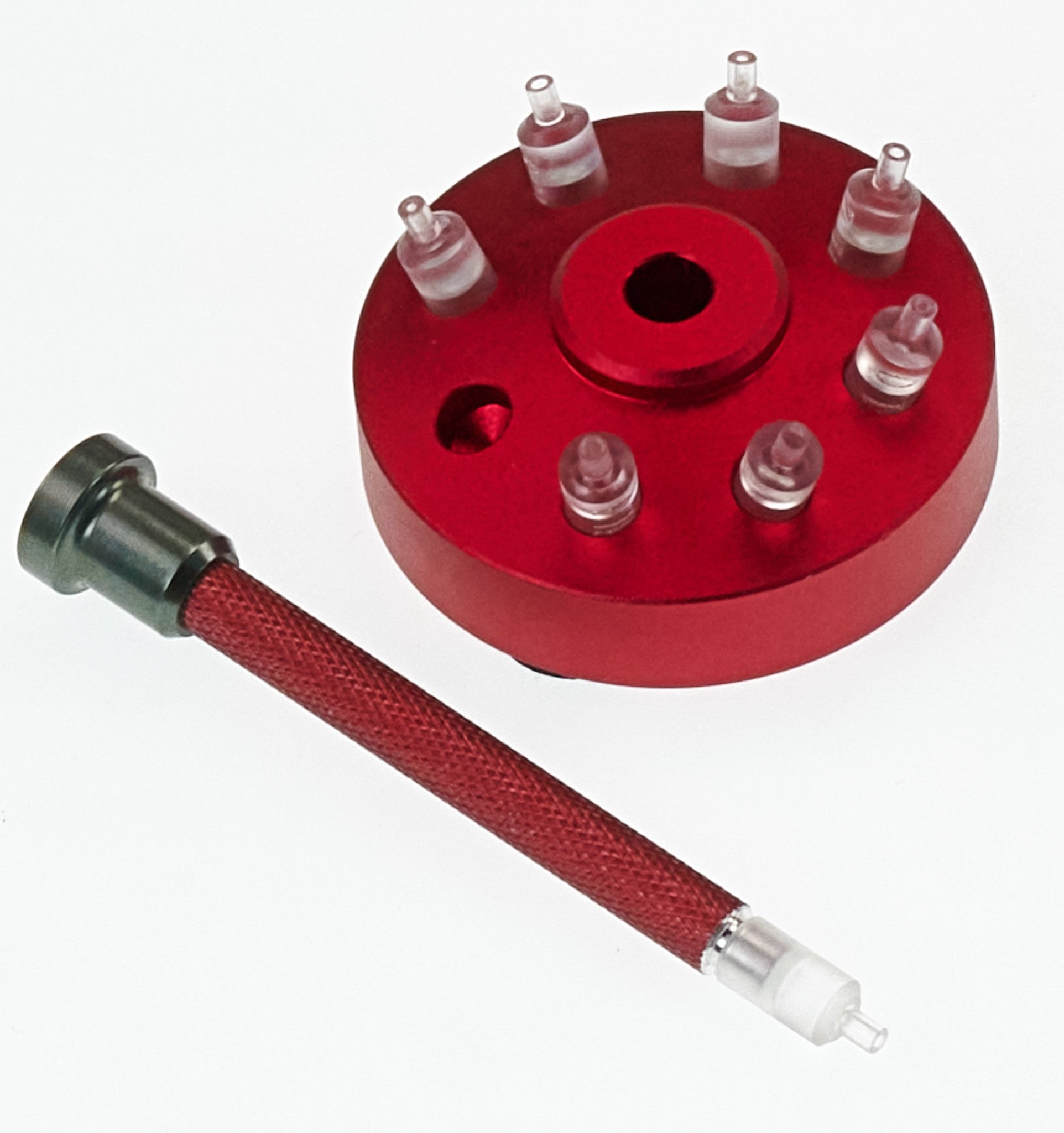 8x Watch Hand Fitting Tool Pressers & Stand Watchmakers Setting Press Pressing