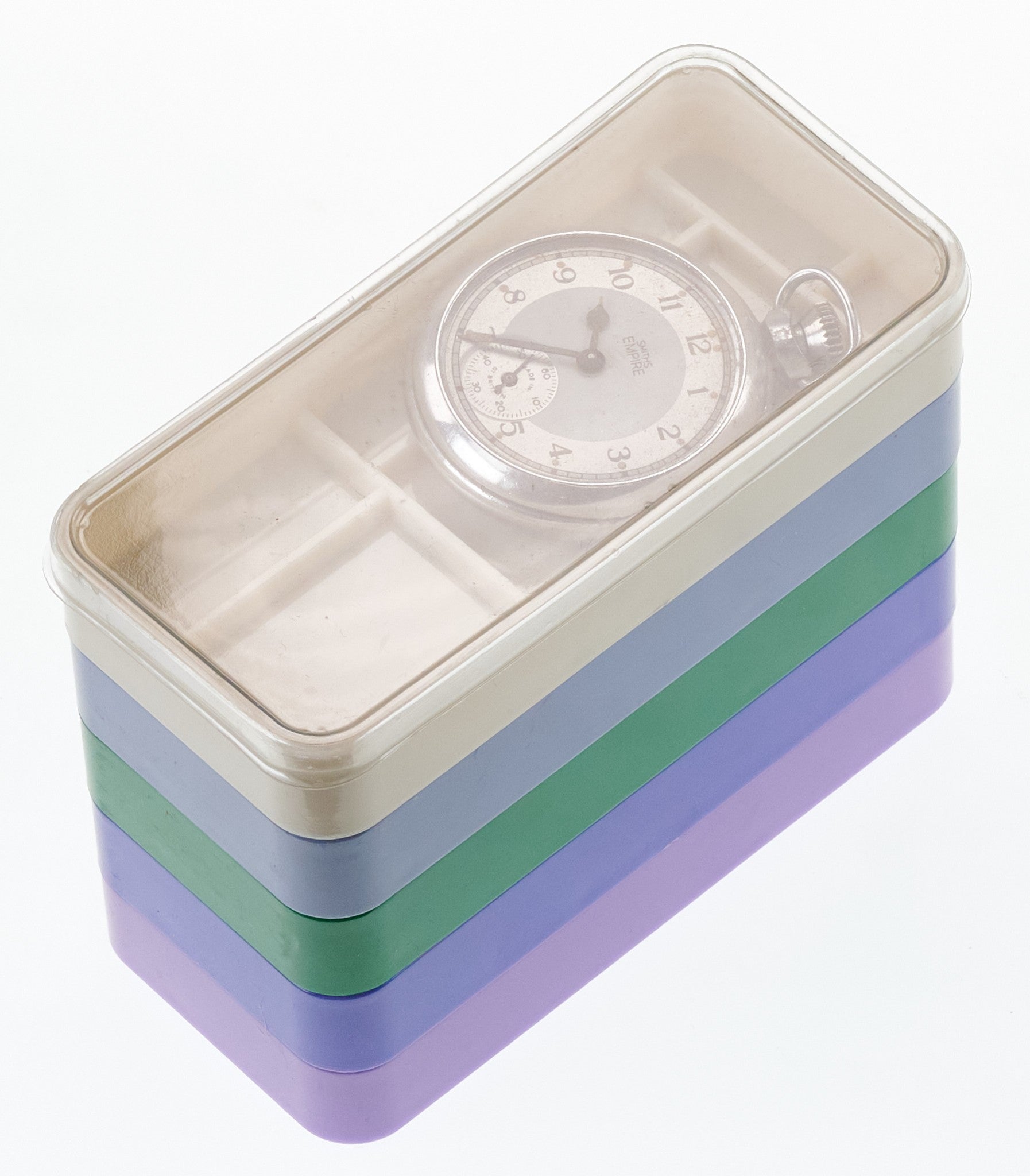 Stackable Parts Containers Watchmakers Movement Dust Cover Watch Repairs Storage