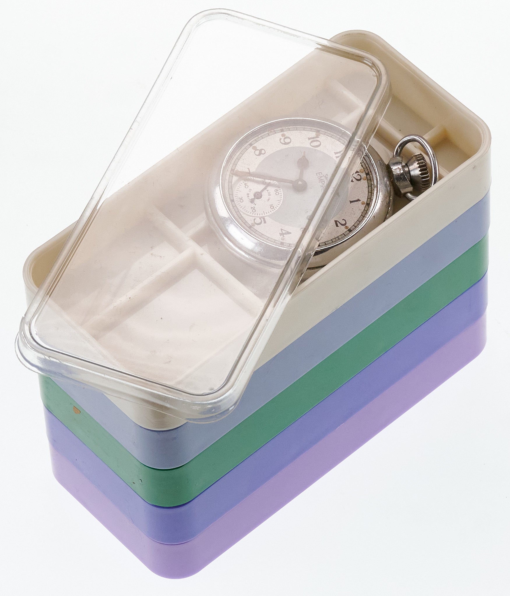 Stackable Parts Containers Watchmakers Movement Dust Cover Watch Repairs Storage