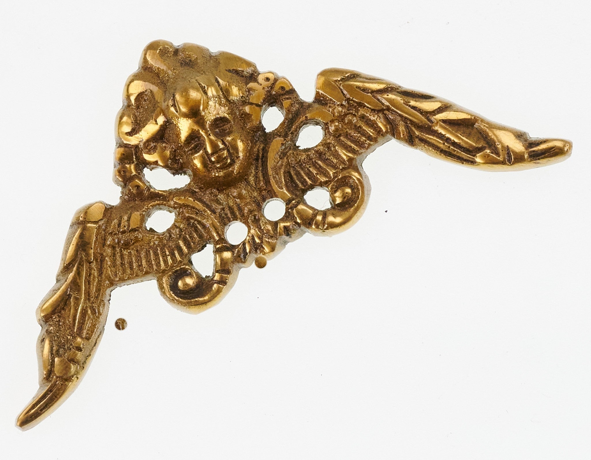 Clock Case Corner Decoration Spandrels Ornamental Brass Long Grandfather Cabinet