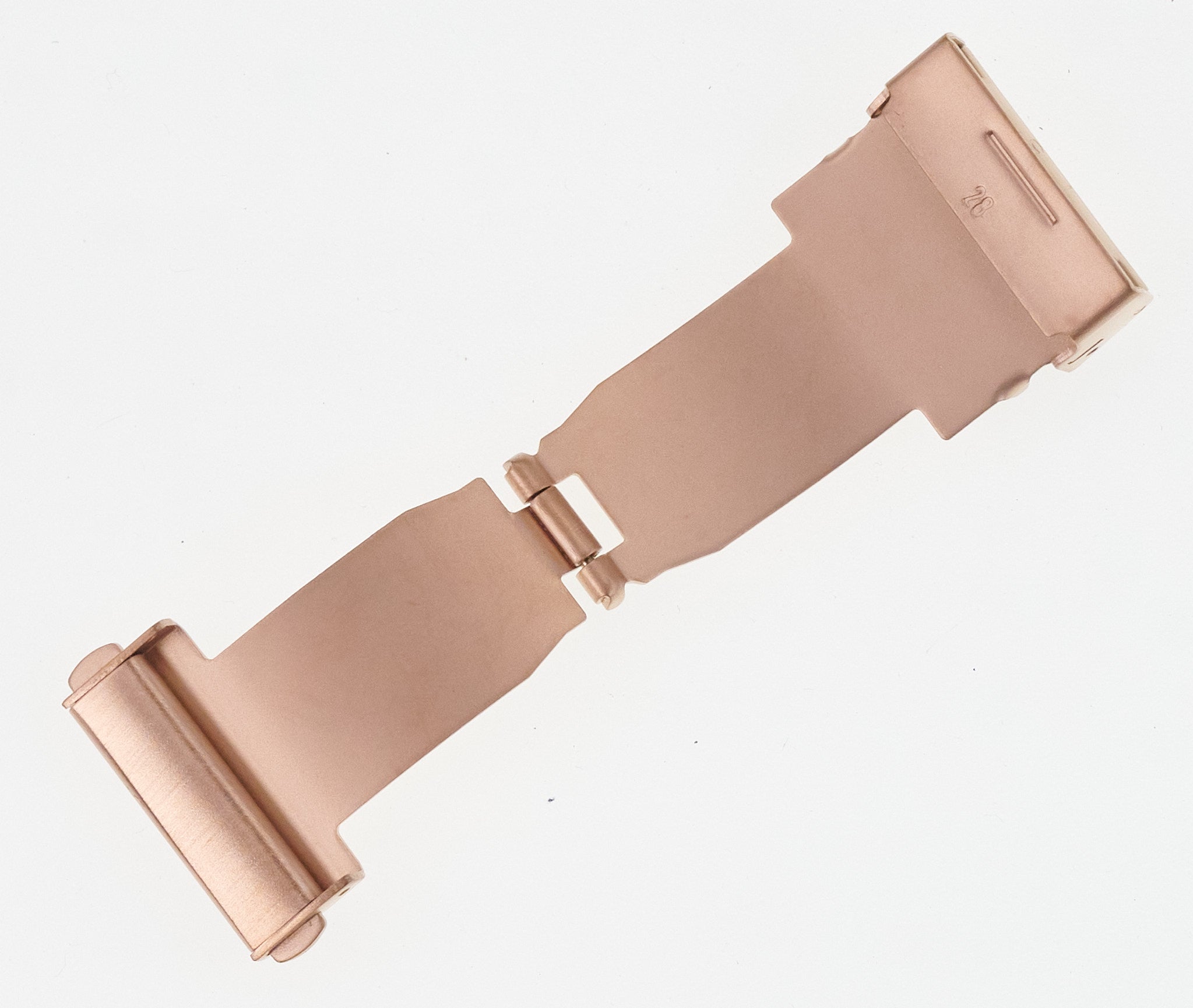 Rose Gold Watch Strap Buckle Clasp Push Button Open Deployment 18mm 20mm 22mm
