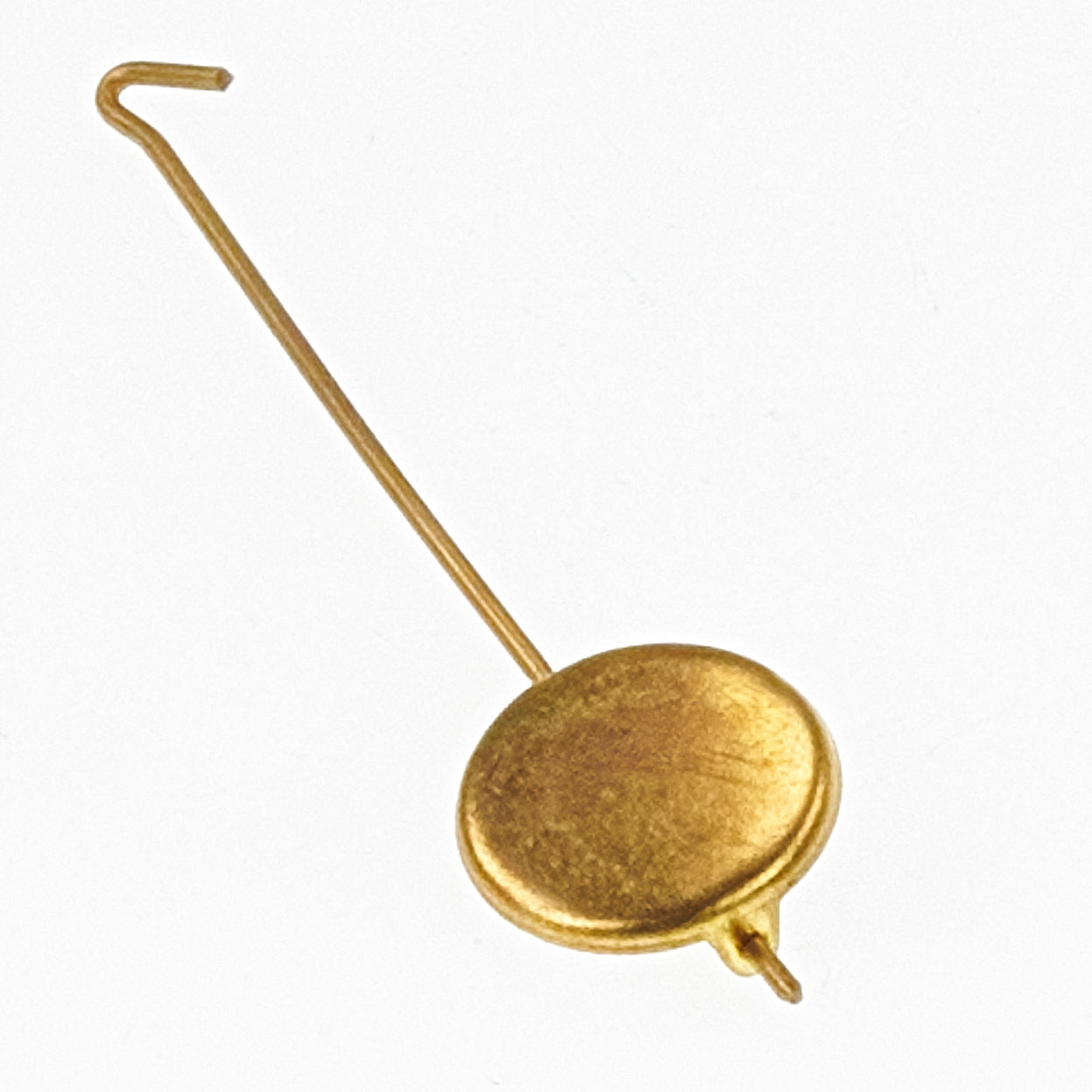 Clock Pendulum Small Brass 17mm Diameter Rod 64mm Long Bob Wire Parts Repair New