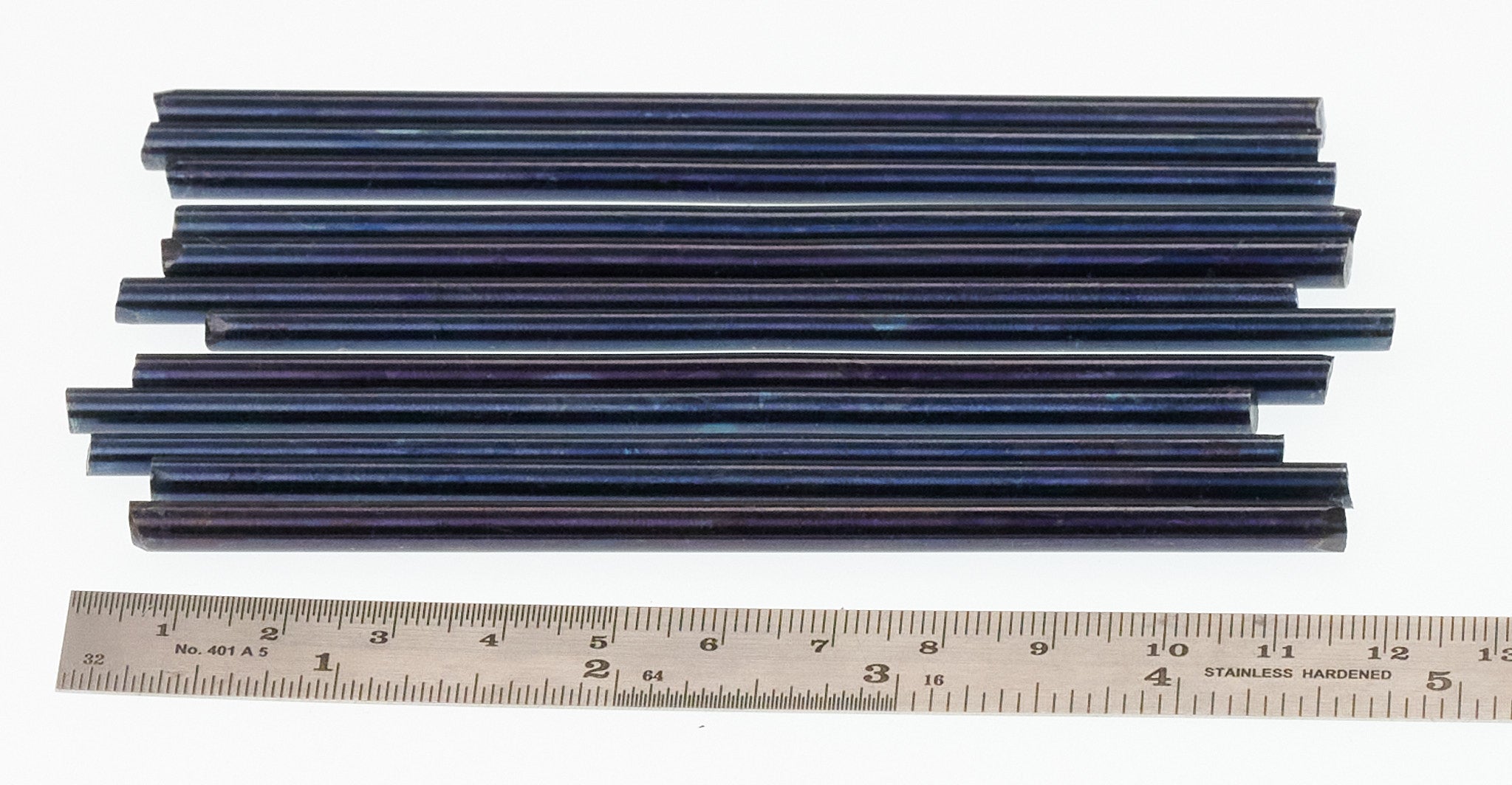 12 Tempered Blue Steel Wire Pivots Clock Repair Pivot Pinions Staff 4mm - 5mm