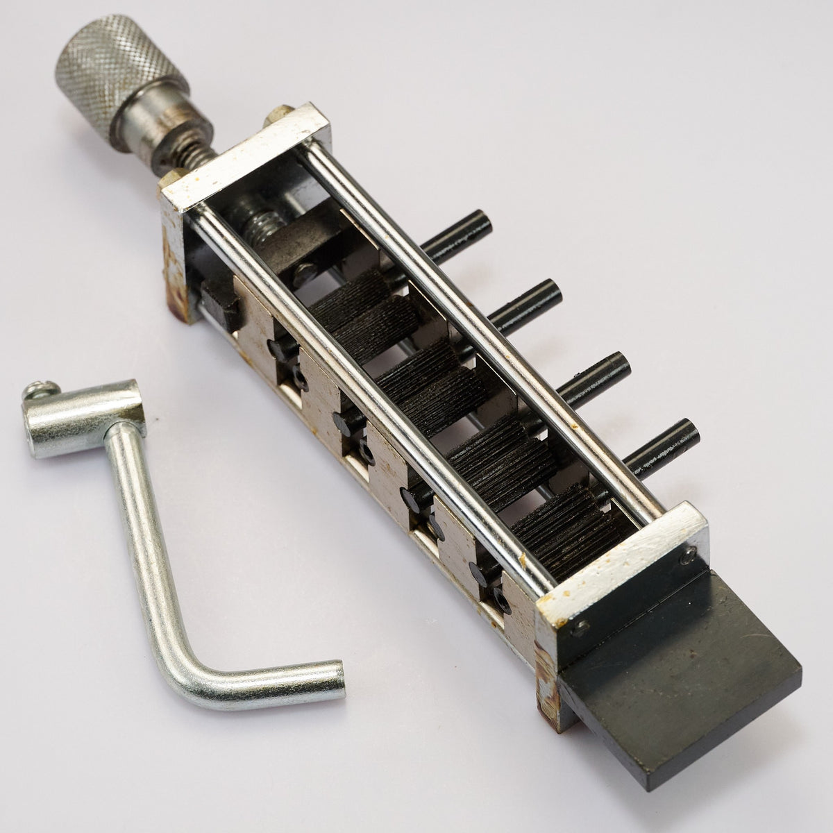 Corrugated VICE MOUNTED Rolling Mill Machine Metal Craft Forming Jewel ...