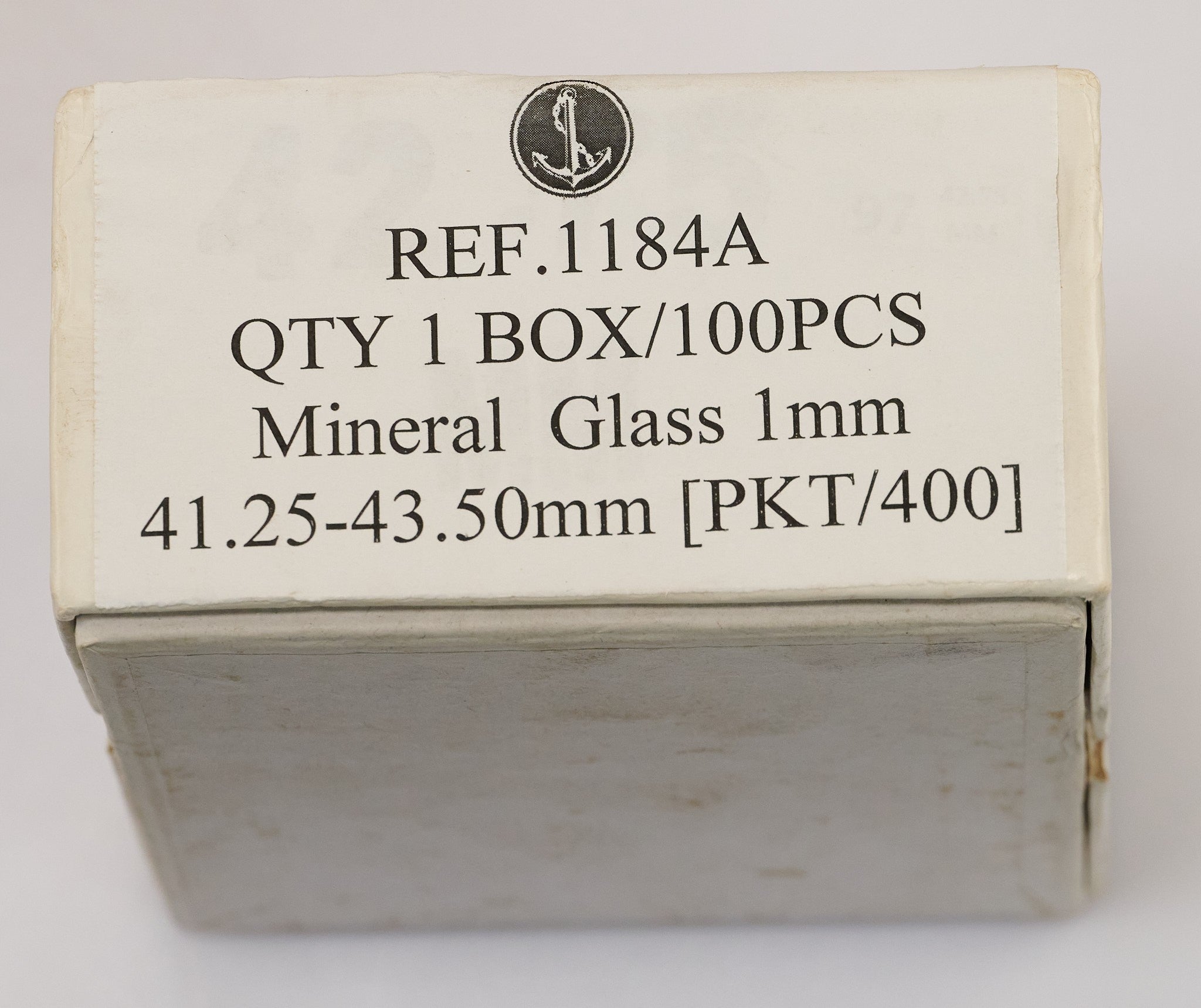 100x XL Extra Large Flat Mineral Glass Watch Crystal 41.25mm - 43.5mm Jumbo Set