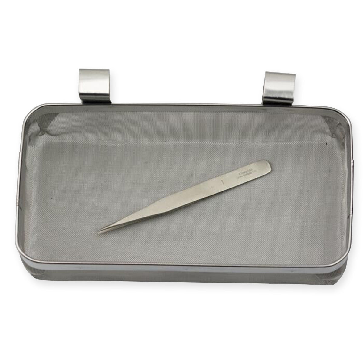 Fine steel mesh cleaning basket ultrasonic large container watch parts jewellery