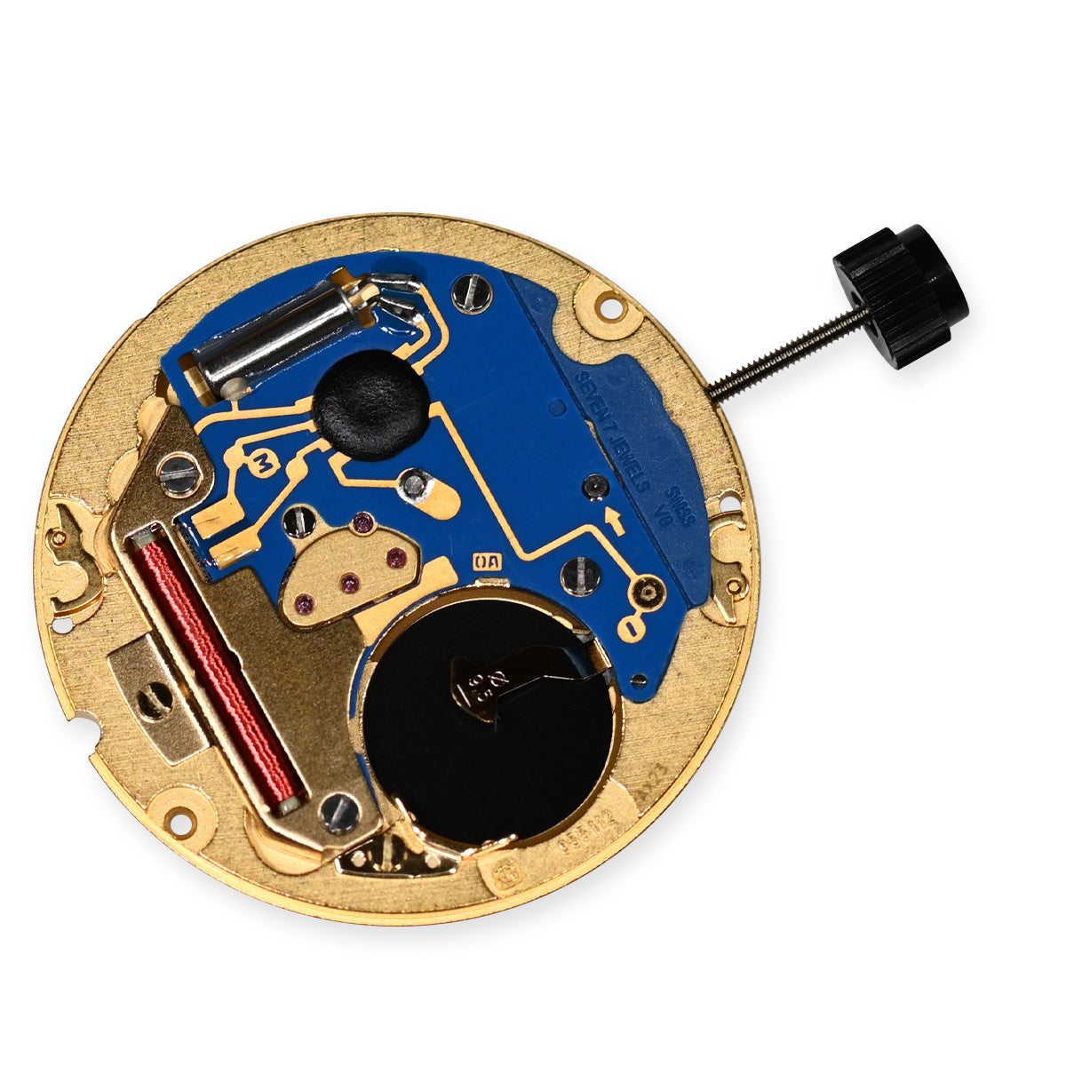 ETA 955.112 Watch Movement Quartz Swiss Replacement Repairs Battery New Gold