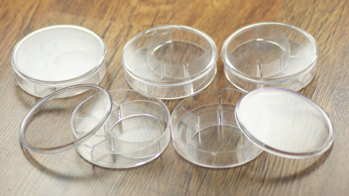 STACKABLE PARTS CONTAINERS watchmakers for movement/parts dust vintage repairs