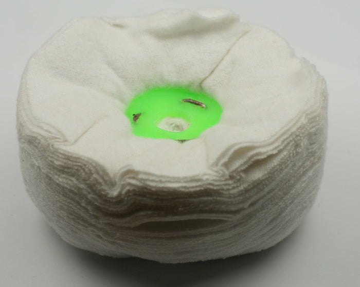 Polishing buff mop 4" 40 folds double flannel buffing cleaning polish metals