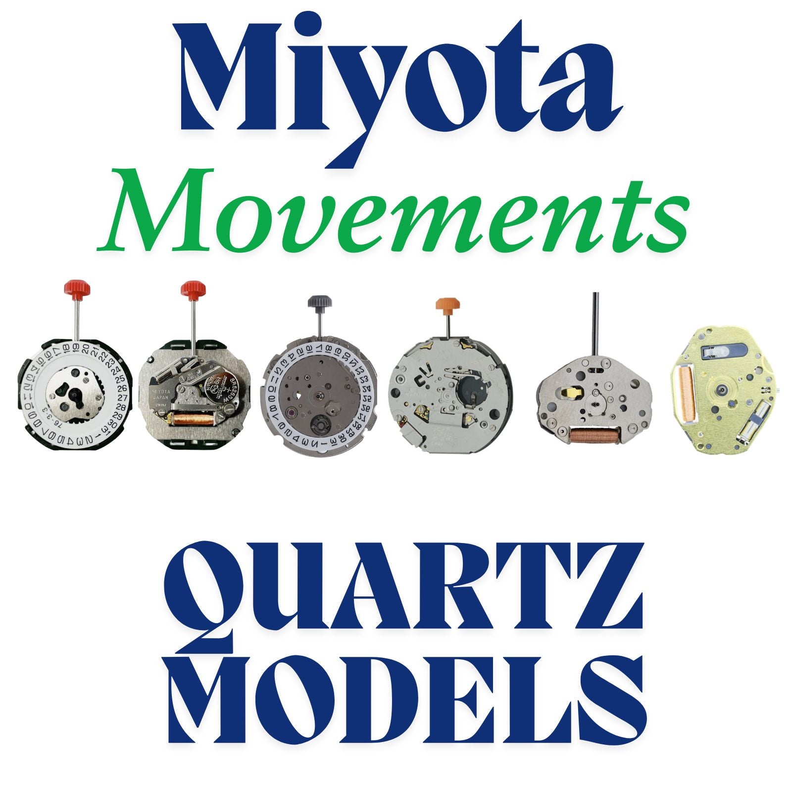 MIYOTA Quartz Watch Movements Replacement MANY MODELS Watchmakers Replace Repair
