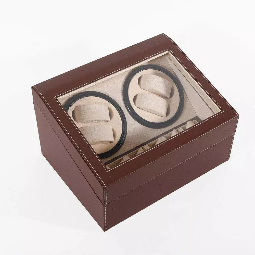 Watch Winding Cabinet Automatic Auto Wind Mechanical Watches Display Case Store